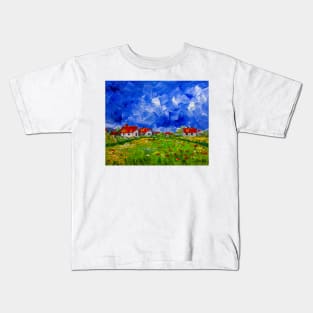 Rural landscape. France Kids T-Shirt